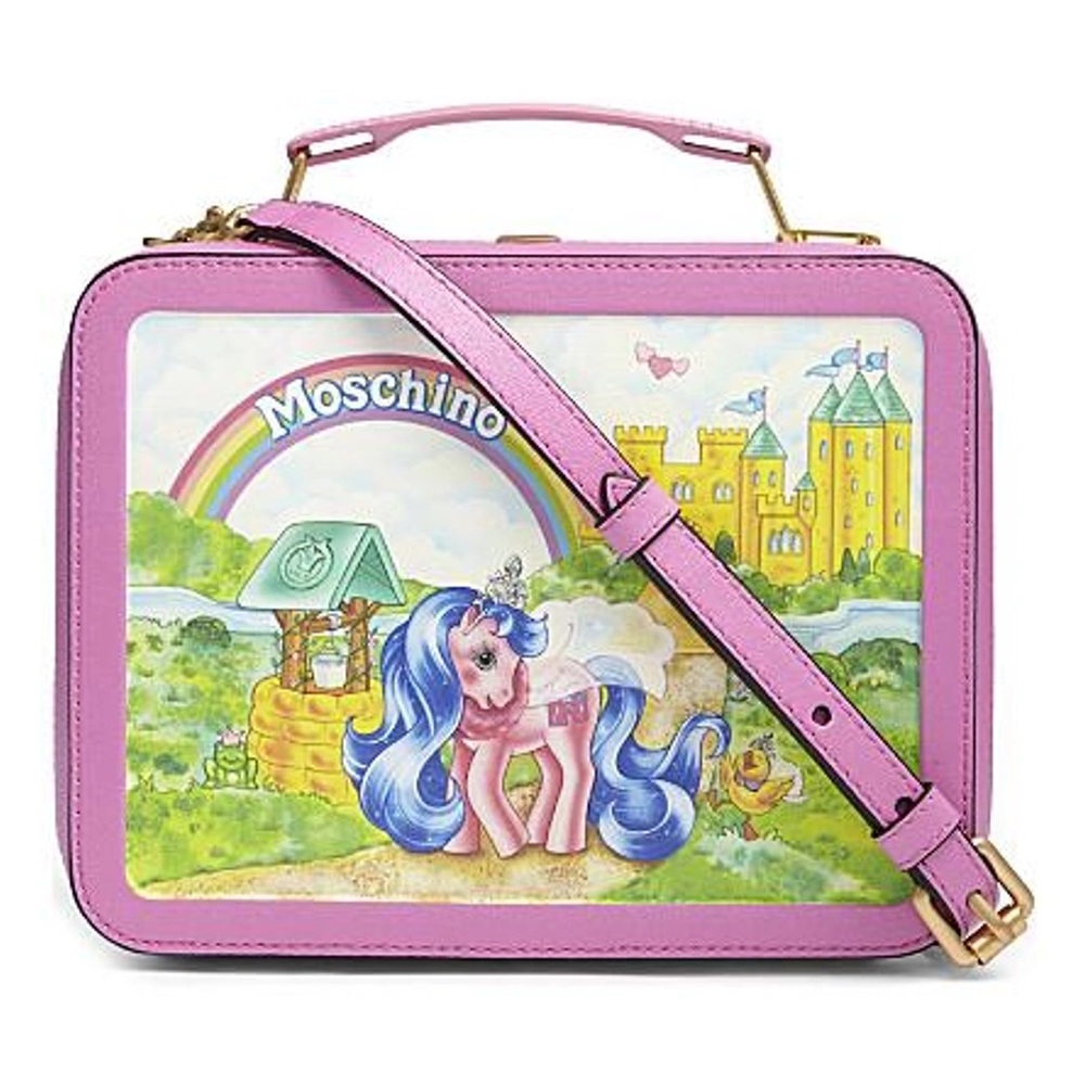 Moschino My Little Pony Crossbody Lunchbox Purse - Picture 3 of 11